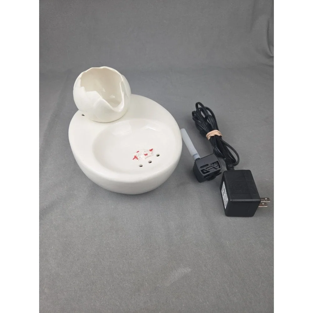 Creative Cat Dog Automatic Circulation Water Dispenser Fountain Koi Fish *VIDEO